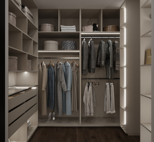 Dressing photorealistic 3D visualisation